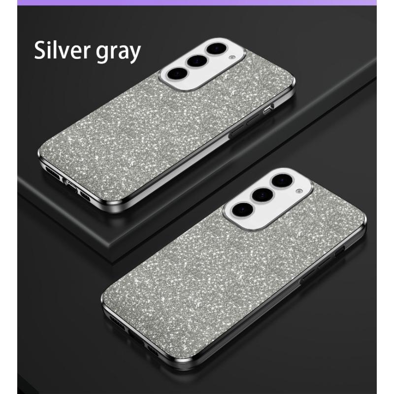 Electroplating Flash Powder Is Suitable for Samsung S23 Ultra Anti Fall NOTE20 Anti-fall TPU Samsung S20FE Lens Precision Hole