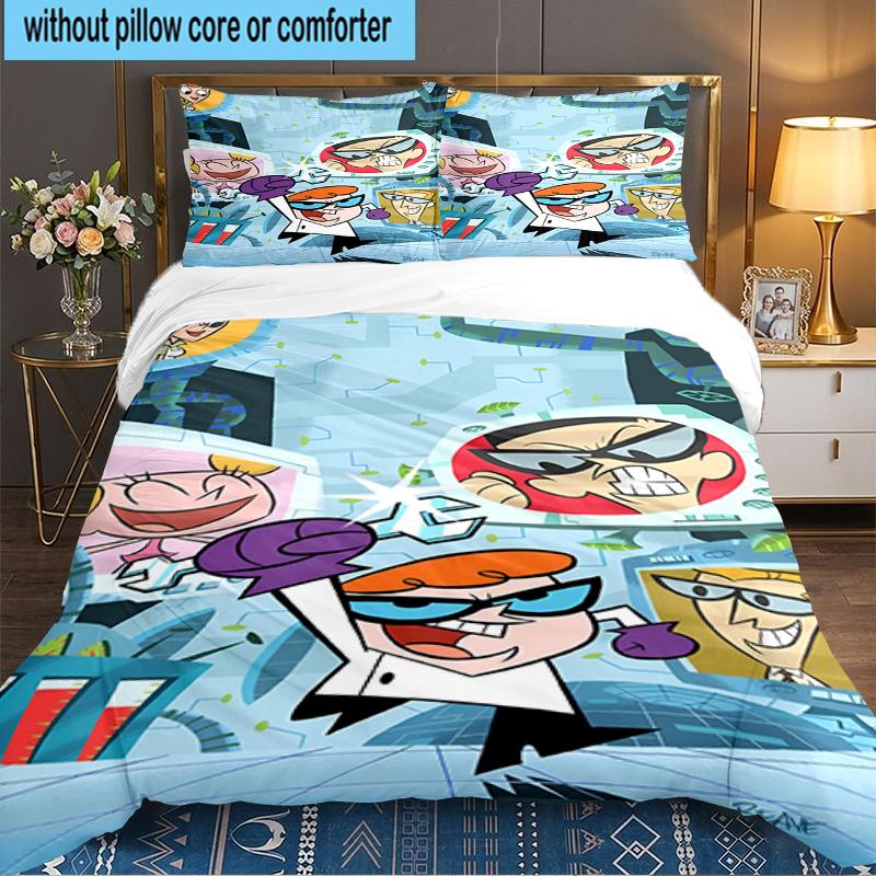 Dexter Power Adventure 3pcs Bedding Set,Including 1pc Duvet Cover And 2pcs Pillowcases Perfect Gift for Christmas,Ideal for Bedroom, Dormitory