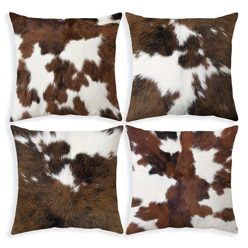 Cow Pattern Decorative Cushions For Cozy Home Polyester pillowcase, sofa decorative cushion cov Headboard Pillow