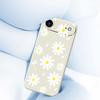 For iPhone 17 Air Case White Daisy Pattern Printing Straight Edge TPU Phone Back Cover
