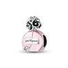 Pink Perfume Bottle Letter Luminous Firefly Tarot Card Jewellery Bead Copper Charm Bead Fits DoItYourself Bracelet