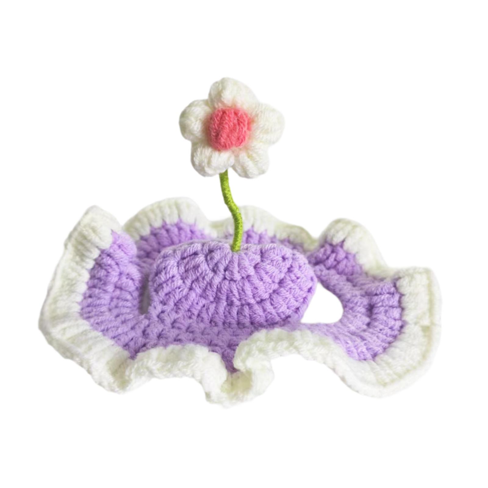 Winter Pet Hat Christmas Cartoon Comfortable Party Soft Cute Dog Hat Headwear Cute Cat Hat for Outdoor Kitten Indoor Cats Puppy фиолетовый