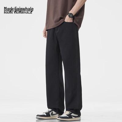 Mark Fairwhale Men's 2025 Loose Straight Tencel Jeans