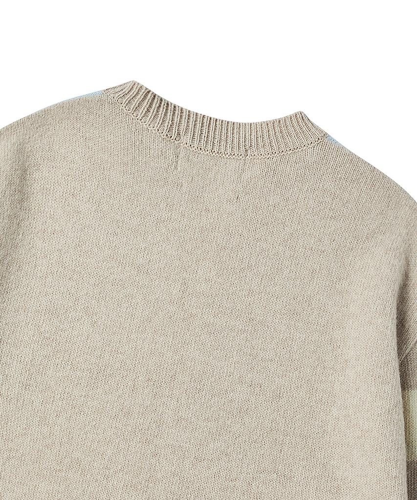 BEYOND CLOSET [Collection Line] New Kids Merino Wool Brushed Knit Sky Blue