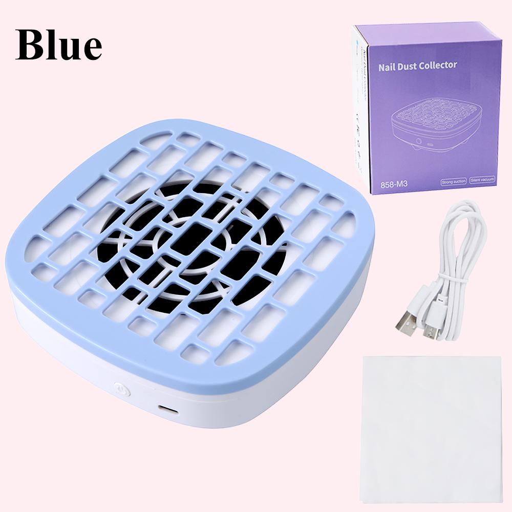 New Nail Dust Collector Extractor Fan For Manicure Machine Powerful Nail Vacuum Cleaner With Remove Paper Filter Nail Equipment