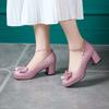 Elegante Prinzessin Lolita Schuhe für Mädchen Niedliche Schleife Rosa Gold Silber Damen Pumps Knöchelriemen Luxus Party Hochzeitsschuhe Weiblich