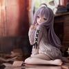 Elaina Figure: Sitting Pose in Sweater Dress - Looking Back Anime Girl Ornament