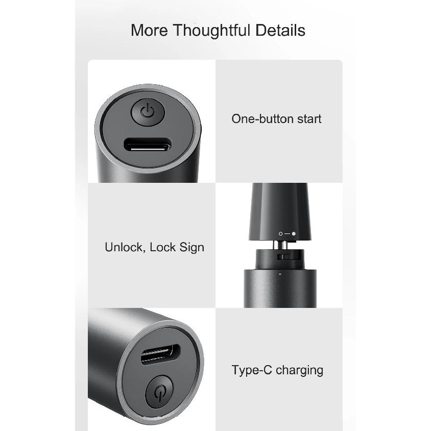 Xiaomi Mijia Electric Nose Hair Trimmer Portable Rechargeable Nose Ears Hair Eyebrow Painless Trimmer for Men Women