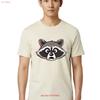 Shocked Raccoon Unisexs T Shirt 100 Cotton Casual Summer Wear Vintage Soft Graphic Versatile Designer Clothes Homme