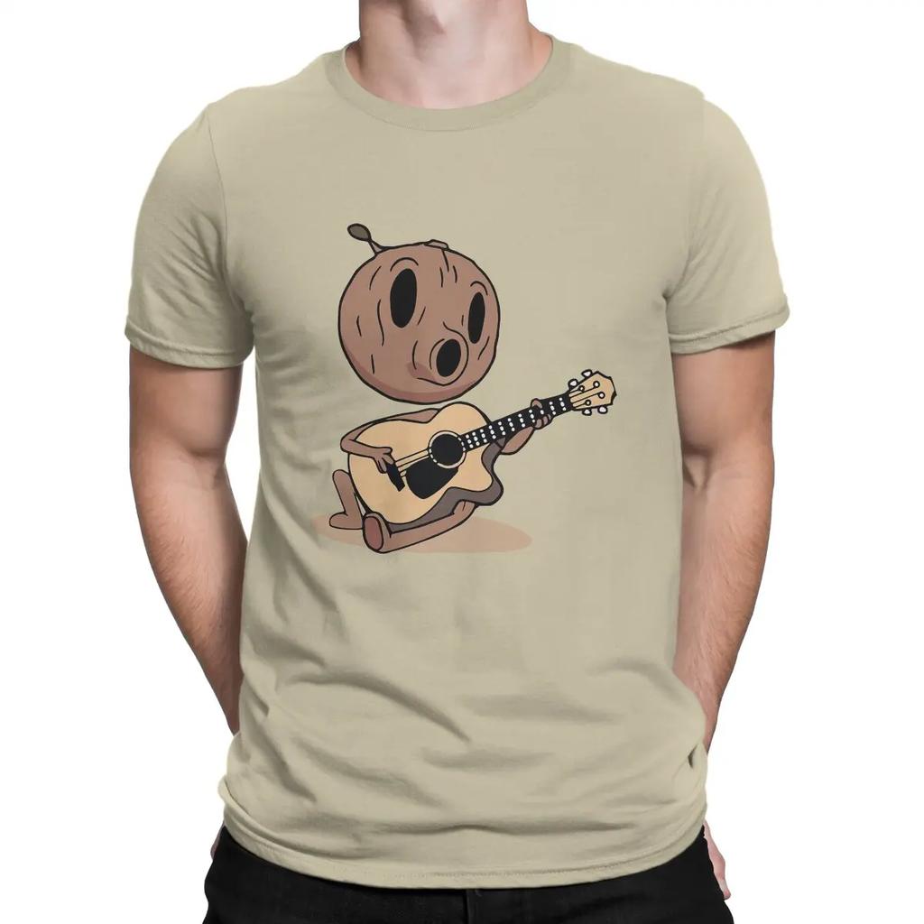 Music Guitar Hip Hop TShirt H-Hilda Cartoon Leisure T Shirt Summer Stuff For Adult