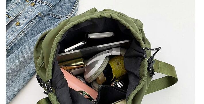 LTG and Lightweight Shoulder Military 7987004 Men's Women's Water-Repellent MA-1 Bag/Tote Bag, Style, (Black)