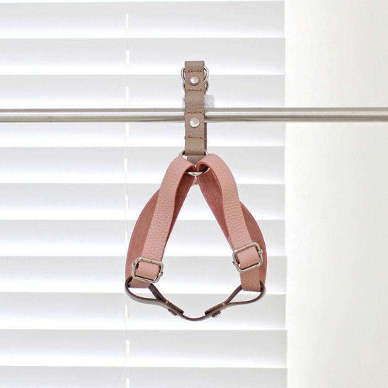 MAISON DE MIU Laufgeschirr Rose Pink/Braun