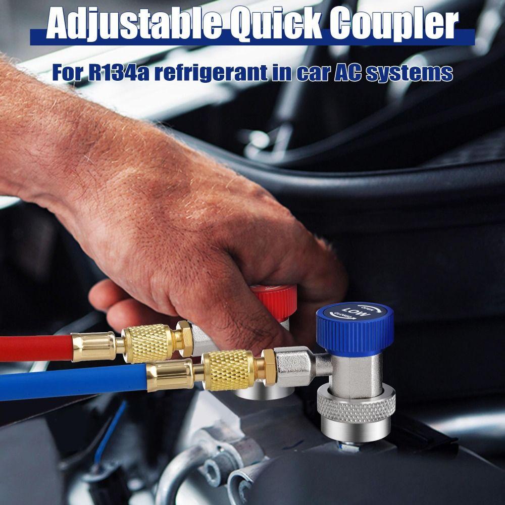 Fluoride Quick Coupler Air Conditioner Coupler Refrigerant Coupler  Car Air Conditioning