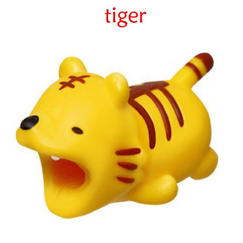 Cartoon Animal Dream Bite Cable Data Protector Dog Cat Shaper Winder Organizer for Phone Data Line