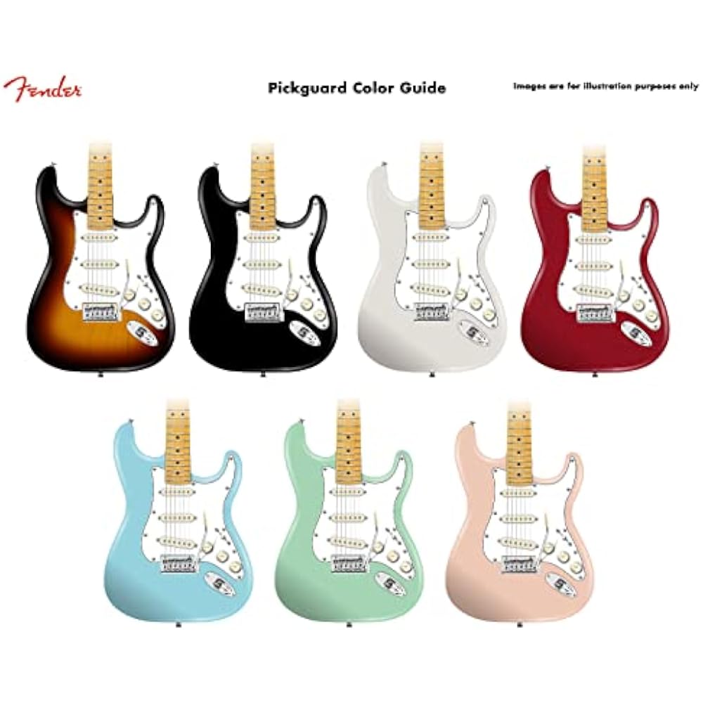 Fender Pickguard 11-HOLE '60S VINTAGE-STYLE STRATOCASTER® S/S/S PICKGUARD, WHITE
