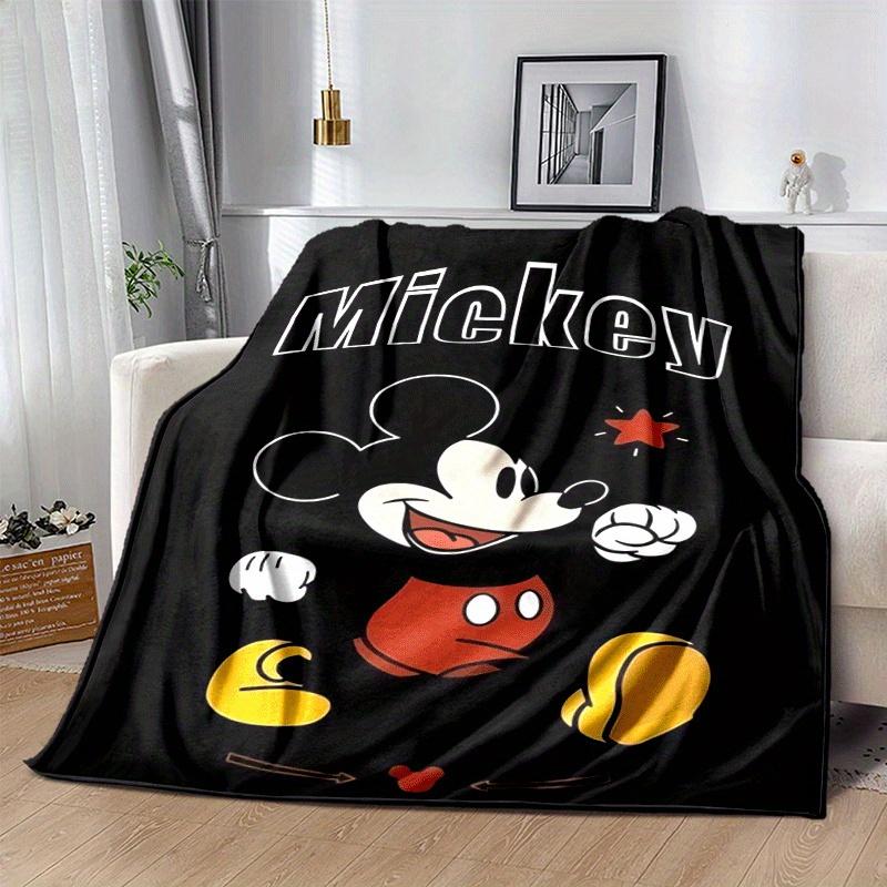 1pc Mickey Printing Blanket - Soft, All-Season Throw for Living Room, Bedroom,Personalized Gift with Adorable Cartoon Design