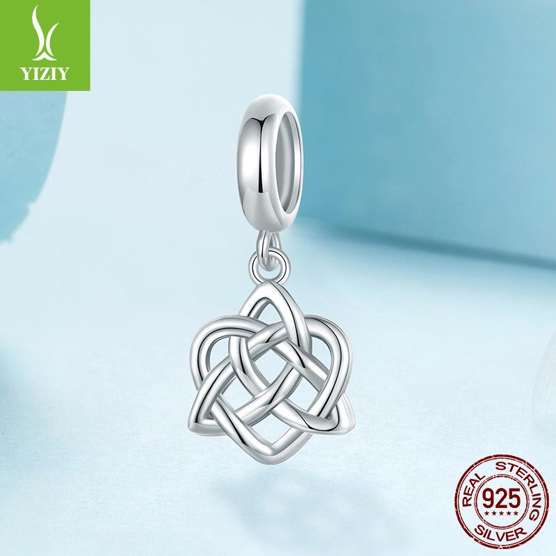 

Подвеска Кельтский узел Сделай сам Ожерелье Браслет Бисероплетение Аксессуары Бусины из серебра 925 пробы