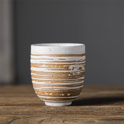 Ceramic Teacup Master Cup Creative Teacup Day Cup Single Cup Water Cup Retro Personal Cup Coarse Pottery Tea Cup