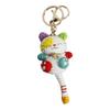 Animal Handwoven Cat Pendant Knitting Doll Cat Key Chain Creative Crochet Kitten Keyrings  Backpack