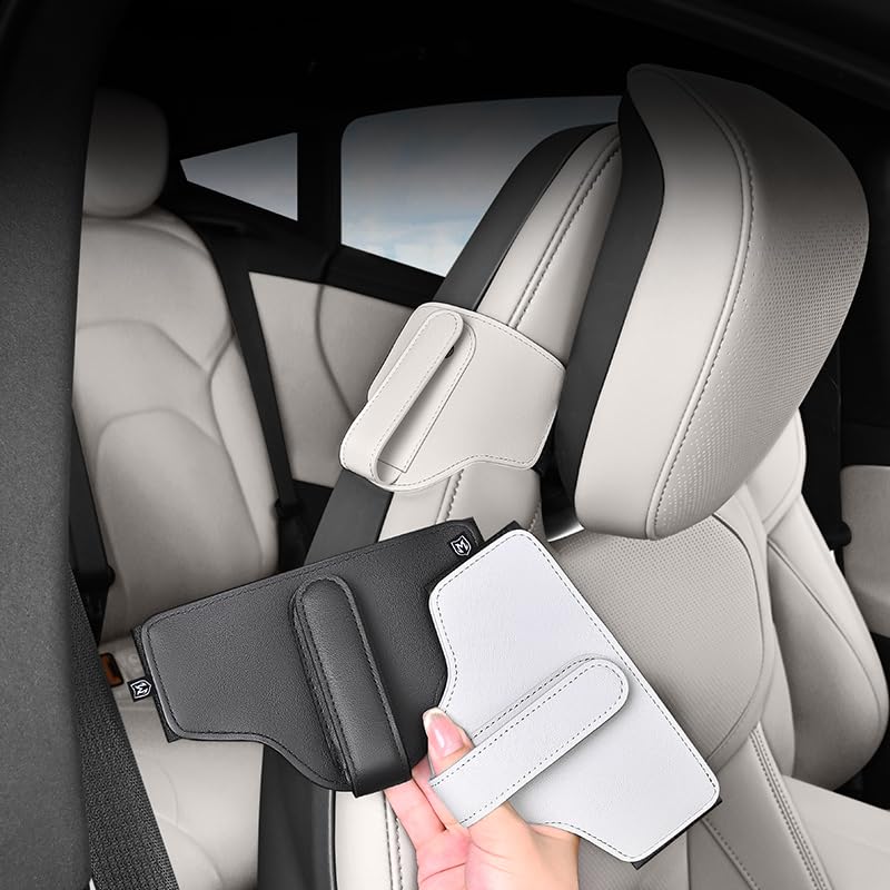 JEYODA Seat Belt Universal Cover for Left and Right Easy Universal Scratch Seat Easy Car Accessories Guide, Semi-Bucket Seats, Installation, Design,