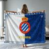 Espanyol Print Flannel Blanket High Quality Warm Comfortable Cover for All Seasons Perfect for Gifts Home Decor