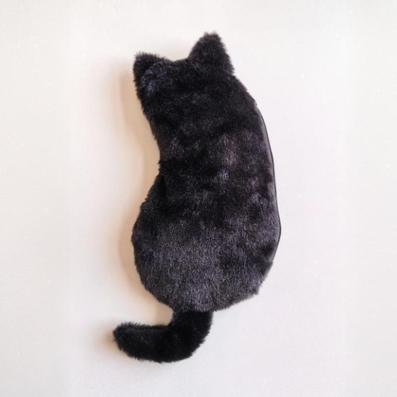 Cute Cartoon Cat Plush Pen Bag Funny Student Animal Pencil Cases Fashion Multiple Colors Available Stationery Storage Bag Gifts