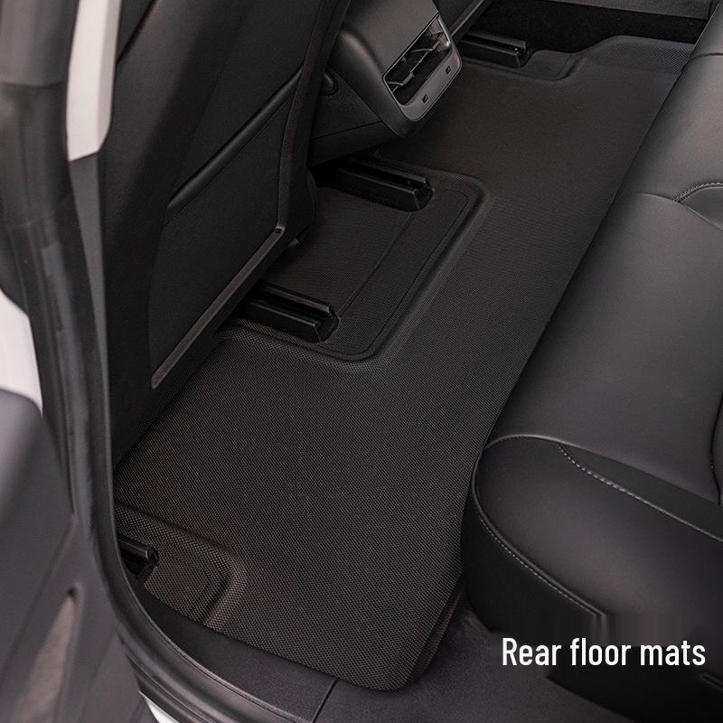 Eco-Friendly Waterproof XPE Car Floor Mats & Odorless Trunk Mat for Tesla Model 3/Y (L/R Drive)