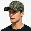 Herren Outdoor Schnelltrocknend Verstellbar Großer Schirm Tarnung Netz Snapback Trucker Baseballkappe Sonnenschutz Atmungsaktiv Lässige Sportkappe