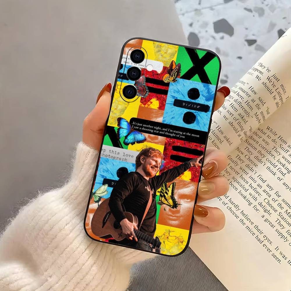 Singer E-Ed Sheeran-S Phone Case For Samsung Galaxy A73,A72,A71,A70,A53,A52,A51,Others Soft Black Cover