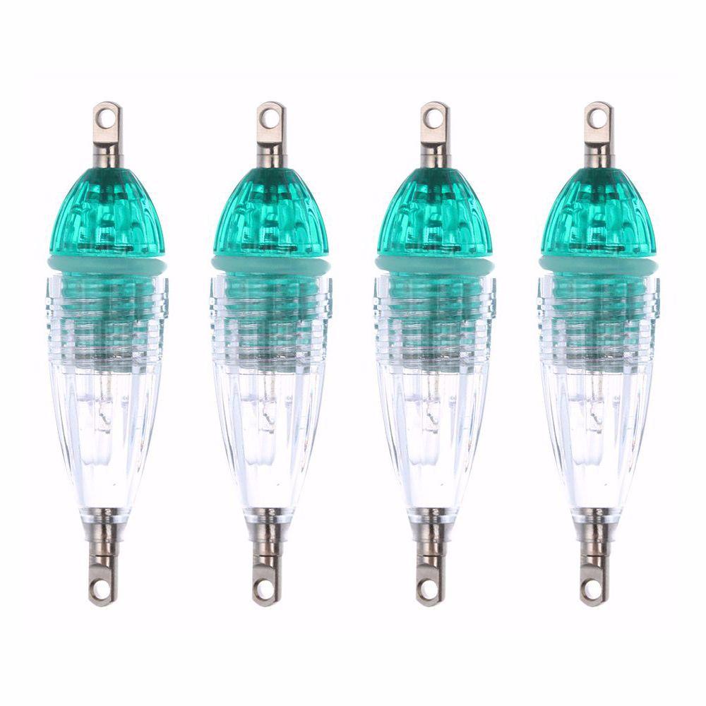 

4 шт. портативный прочный подводный светильник для рыбалки с кальмарами, светодиодная приманка, басовая ложка, вспышка, лампа