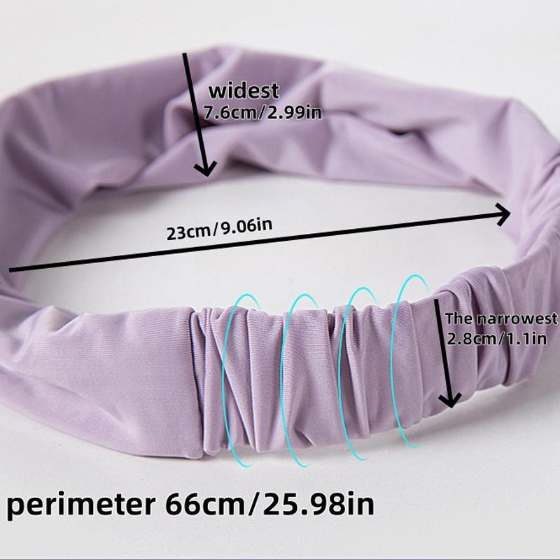 Sports Headband Running Headwear Elasticity Sweat Absorption Headdress Quick-Drying Gym Breathable Sweatbands For Men Women