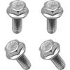 8PCS Car Top Front Skid Plate Bolts, 304 Stainless Steel 12mm Hex Head Auto Skid Plate Bolts, Car Accessories Replacement for 4Runner FJ Cruiser Land