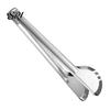 Hollow Design Food Clip Stainless Steel Serving Tongs U-Shaped Non-Slip Kitchen Chuck Oil Draining for BBQ Baking Buffet Cooking