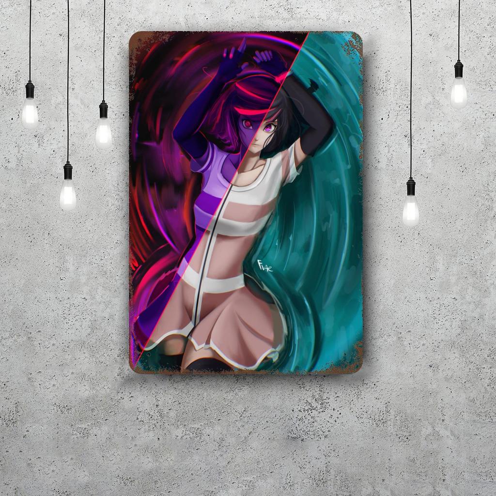 Akudama Drive Bd Cartoon Retro Vintage Tin Sign Poster Decorative Plaque Metal Plate Wall Decor