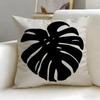 Classic Pattern Modern Flowers Cushion Cover Soft  EasyWash Pillow Case  Versatile for Couch Bed Travel and Office