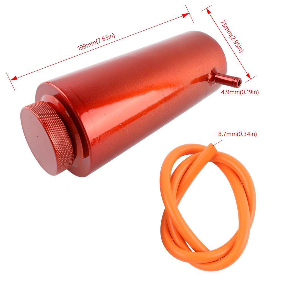 800ml Aluminium Auto Styling Kühler Kühlmittelbehälter Kühlmittel Ausgleichsbehälter Kühlungs Auffangflasche Überlaufbehälter