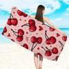 1pc Bow shaped beach towel, ultra-fine fiber quick drying absorbent large beach towel, beach vacation swimming