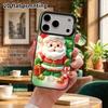 Phone Case: 2D Flat Design, Suitable for iPhone 18 17 16 15 14 13 Pro Protective Case, Santa Claus, Christmas and Halloween, Perfect Holiday Gift