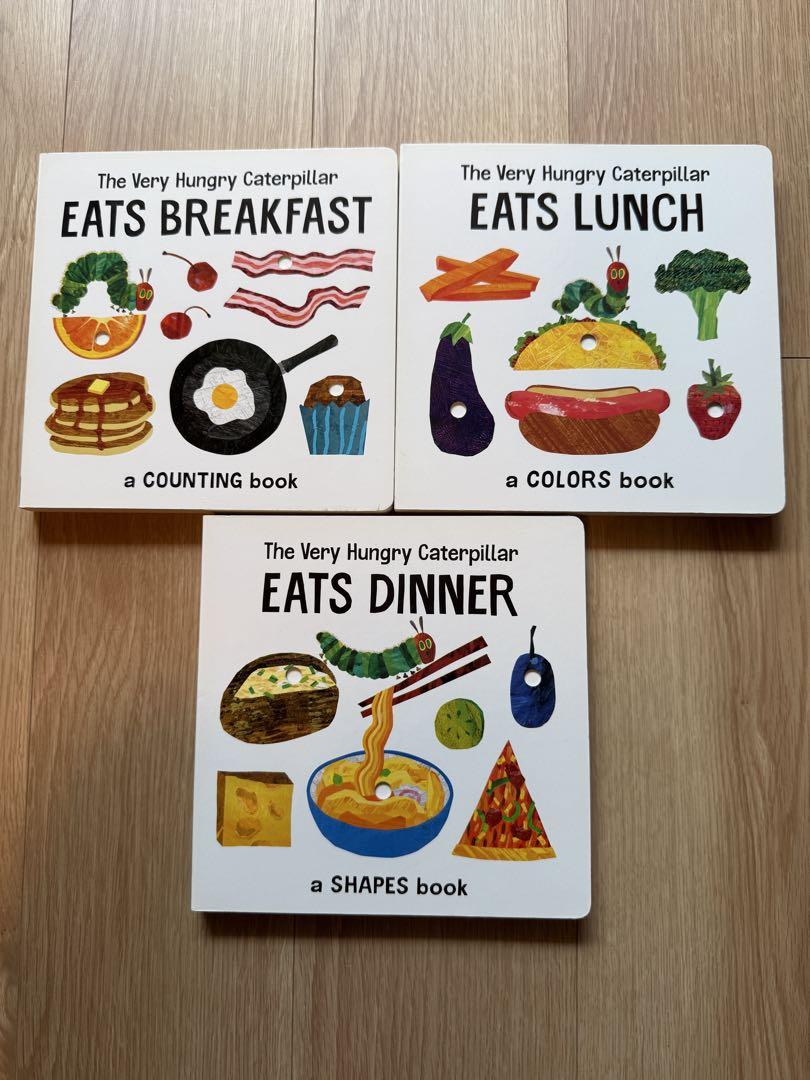 

[Б/У] Очень голодная гусеница Детские иллюстрированные книги, английский, Набор из 3