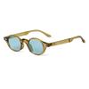 Vintage Rivet Tortoiseshell Blue Sunglasses Women Men Brand Designer Fashion Retro Narrow Small Oval Sun Glasses UV