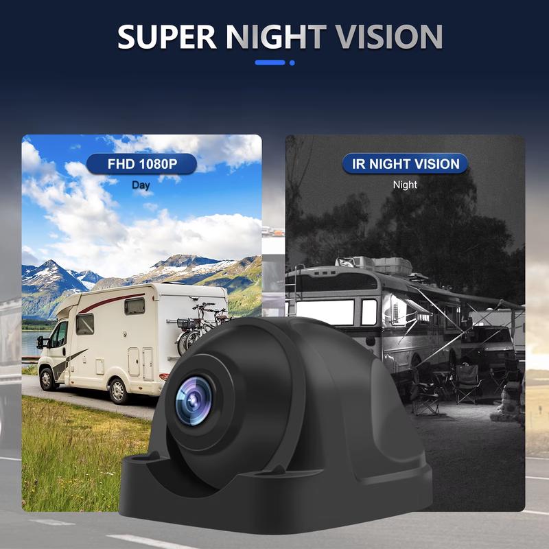 Wide Angle Backup Camera 1080P/720P AHD Side View Camera Starlight Night Vision Vehicle Waterproof Camera For Truck Bus Car RV