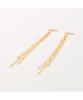 Ohrringe K10 Prim Cable Chain Fringe Ohrstecker 40576523 Gelbgold 00 [Kokoshnick] Damen (100)