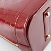 Louis Vuitton Alma GM Handbag M93596 Pomdamul Red Vernis Women Used