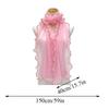 HOT Lightweight Hijab Silk Shawl Elegant  Neckerchief Shawl Wraps Women Vintage Lace Tassels Headband Wraps Girl's Neckerchief