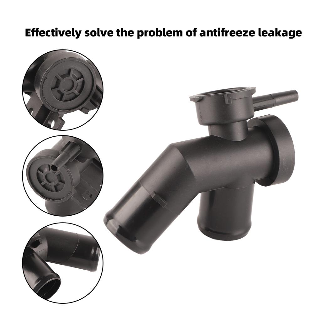 Radiator Coolant Filler Neck Prevent Antifreeze Leakage Black Plastic 21517 JP00A Replacement for Quest