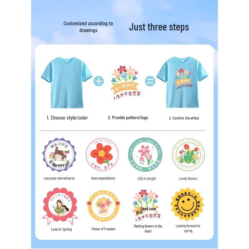 Boys' Pure Cotton School Style Short-Sleeve T-Shirt for Ages 10-14 - Summer 2025