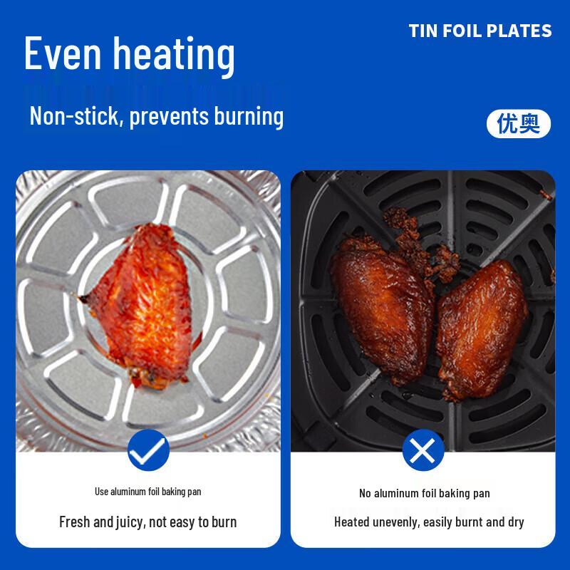YOUAO Air Fryer Disposable Aluminum Foil Pans