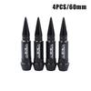 45/60Mm Spiked Valve Caps, Aluminum Dustproof & Waterproof Tire Valve Stem Caps, Suitable For Cars, Trucks And Motorcycles