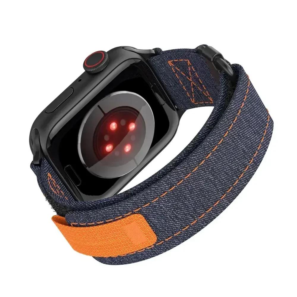 Sport Band For Apple Watch Ultra 2 10 9 8 7 6 SE 5 4 Outdoor Nylon Bracelet Strap For iWatch 38mm 40mm 41mm 42mm 45mm 46mm 49mm