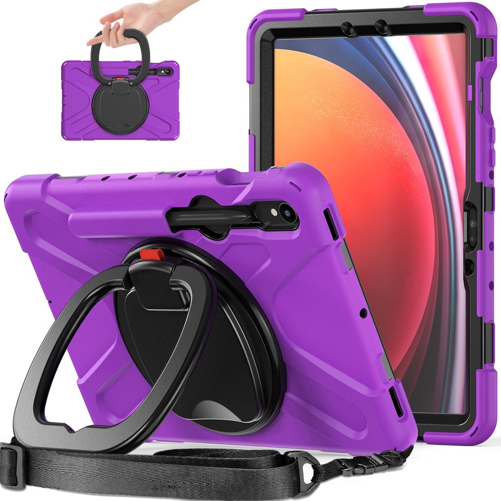 Case Universal For Galaxy S10 Lite S9 FE S8 S7 SM-X400 X406 X520 X526 X510 516 X710 716 X700 X706 T870 T875 Rotating Stand Cover